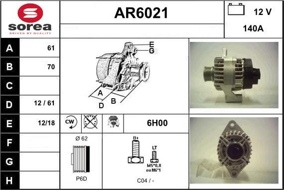 Sera AR6021 - Генератор avtolavka.club