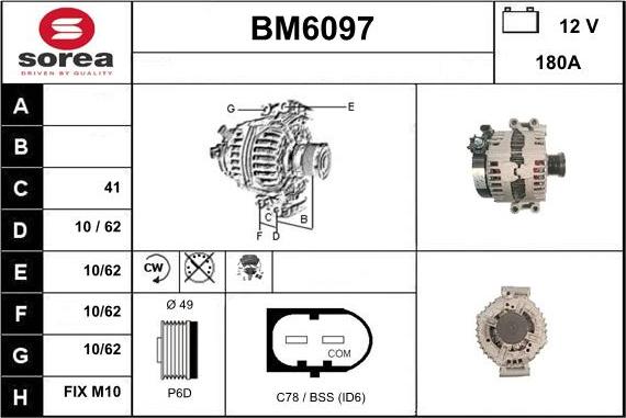 Sera BM6097 - Генератор avtolavka.club