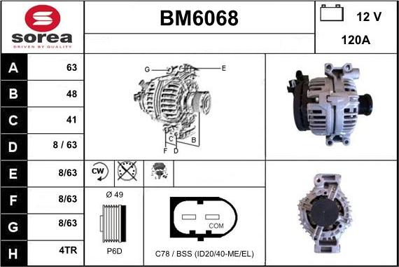 Sera BM6068 - Генератор avtolavka.club