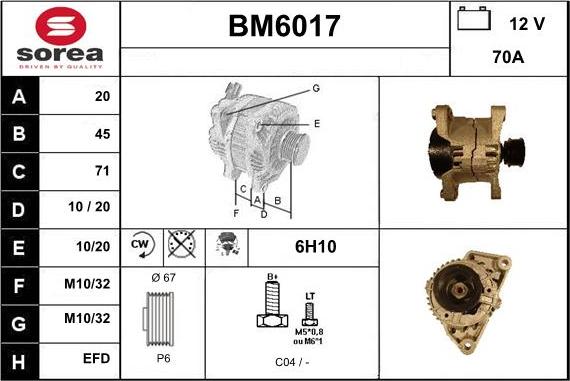 Sera BM6017 - Генератор avtolavka.club