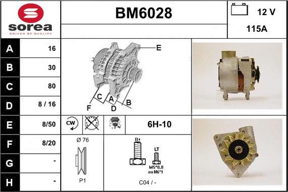 Sera BM6028 - Генератор avtolavka.club