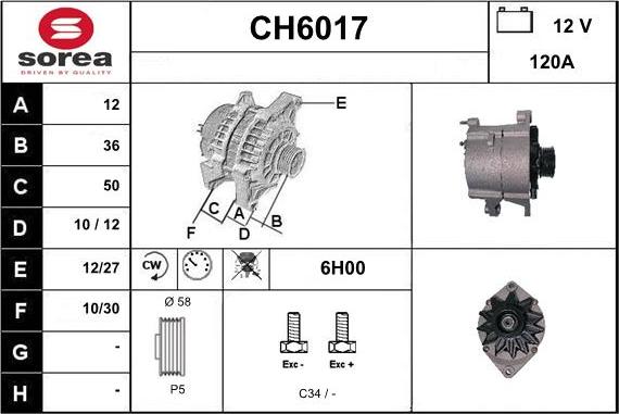 Sera CH6017 - Генератор avtolavka.club