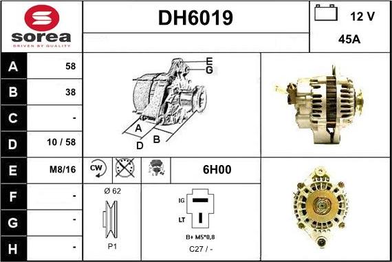 Sera DH6019 - Генератор avtolavka.club