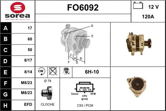 Sera FO6092 - Генератор avtolavka.club