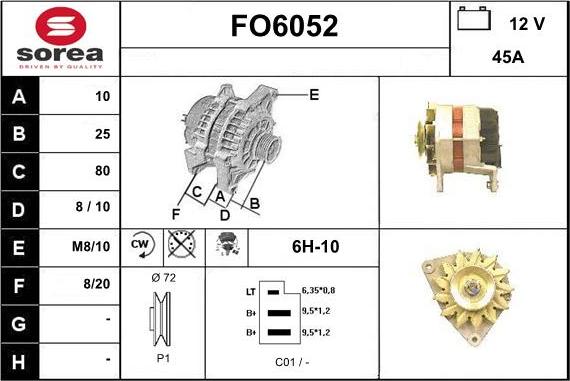 Sera FO6052 - Генератор avtolavka.club