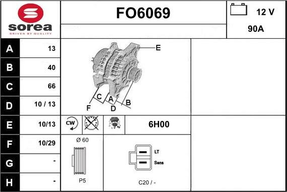 Sera FO6069 - Генератор avtolavka.club