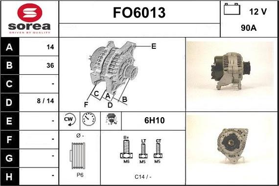 Sera FO6013 - Генератор avtolavka.club