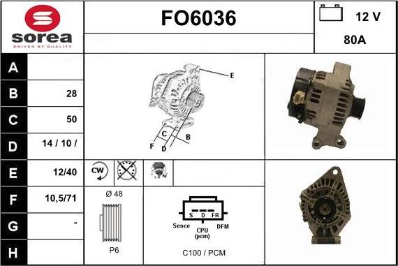 Sera FO6036 - Генератор avtolavka.club