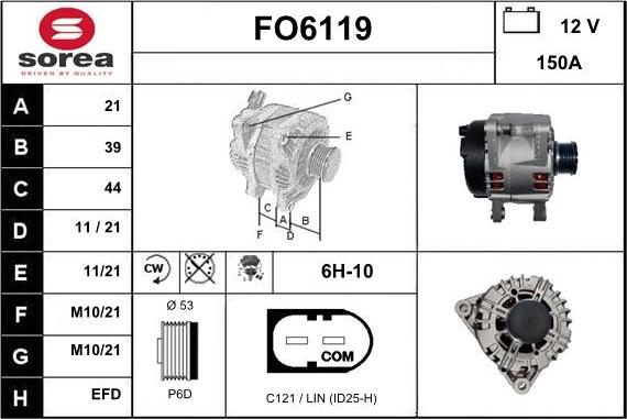 Sera FO6119 - Генератор avtolavka.club