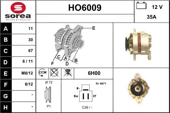 Sera HO6009 - Генератор avtolavka.club