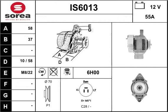 Sera IS6013 - Генератор avtolavka.club