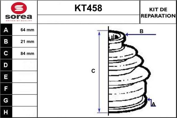 Sera KT458 - Пильник, приводний вал avtolavka.club