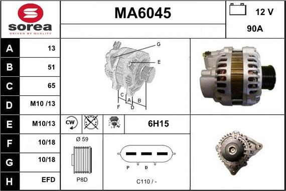 Sera MA6045 - Генератор avtolavka.club