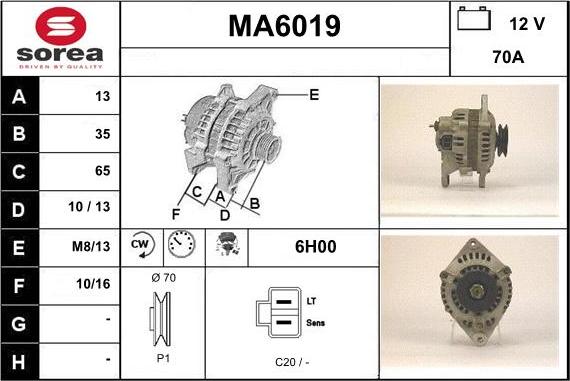 Sera MA6019 - Генератор avtolavka.club