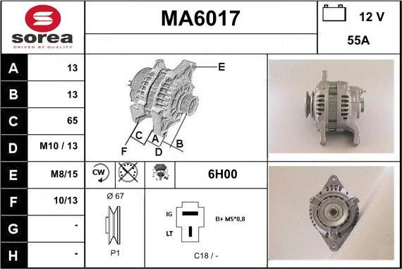 Sera MA6017 - Генератор avtolavka.club