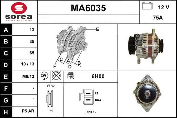 Sera MA6035 - Генератор avtolavka.club