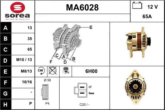 Sera MA6028 - Генератор avtolavka.club