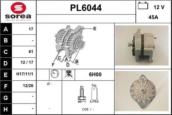 Sera PL6044 - Генератор avtolavka.club