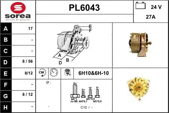 Sera PL6043 - Генератор avtolavka.club