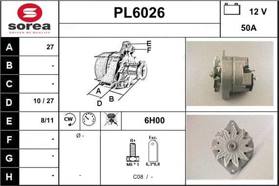 Sera PL6026 - Генератор avtolavka.club