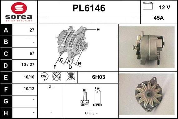 Sera PL6146 - Генератор avtolavka.club