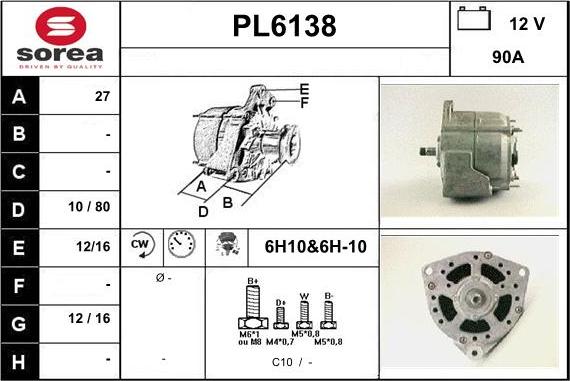 Sera PL6138 - Генератор avtolavka.club