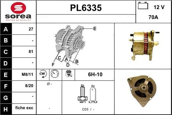 Sera PL6335 - Генератор avtolavka.club