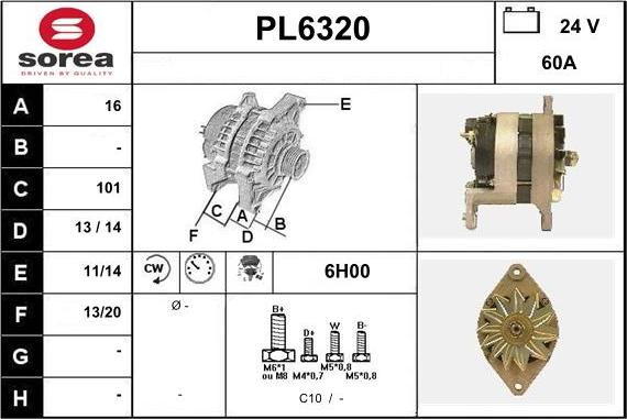 Sera PL6320 - Генератор avtolavka.club