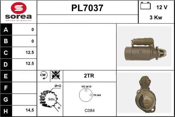 Sera PL7037 - Стартер avtolavka.club