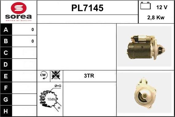 Sera PL7145 - Стартер avtolavka.club