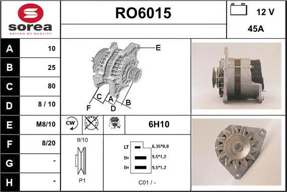 Sera RO6015 - Генератор avtolavka.club