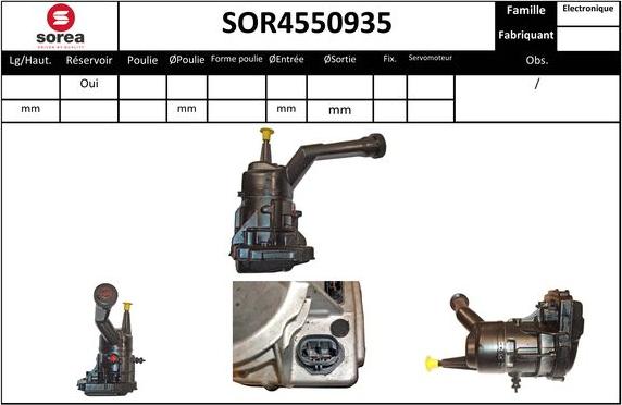 Sera SOR4550935 - Гідравлічний насос, рульове управління, ГУР avtolavka.club