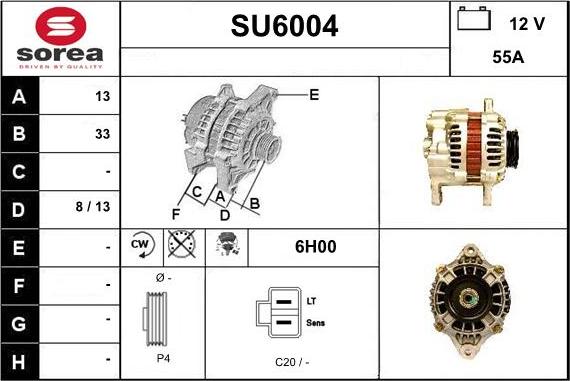 Sera SU6004 - Генератор avtolavka.club