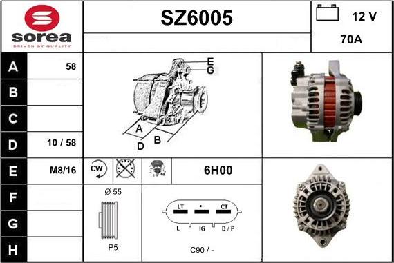 Sera SZ6005 - Генератор avtolavka.club