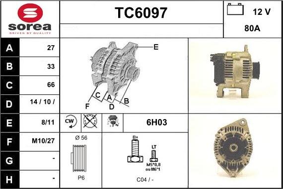 Sera TC6097 - Генератор avtolavka.club