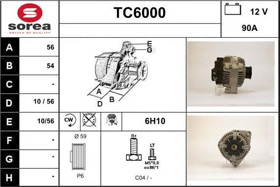 Sera TC6000 - Генератор avtolavka.club