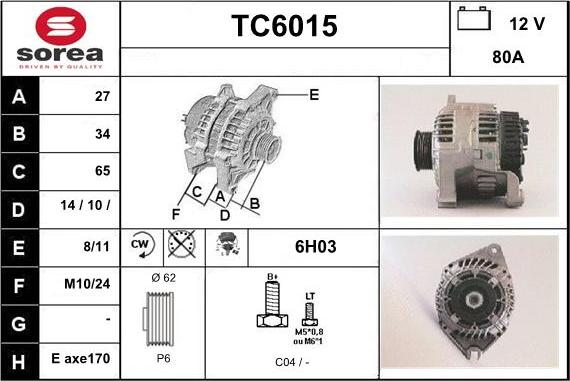 Sera TC6015 - Генератор avtolavka.club