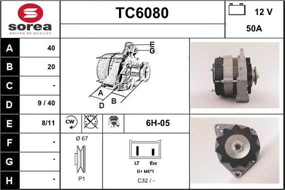 Sera TC6080 - Генератор avtolavka.club