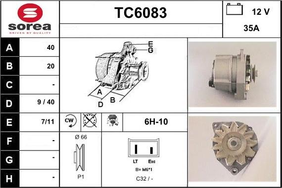 Sera TC6083 - Генератор avtolavka.club