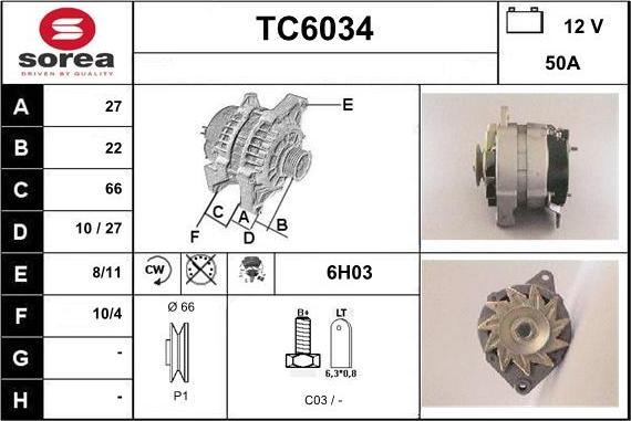 Sera TC6034 - Генератор avtolavka.club