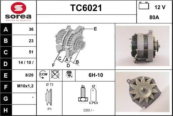 Sera TC6021 - Генератор avtolavka.club