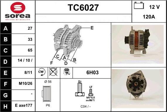 Sera TC6027 - Генератор avtolavka.club