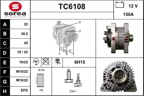 Sera TC6108 - Генератор avtolavka.club