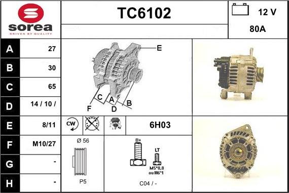 Sera TC6102 - Генератор avtolavka.club