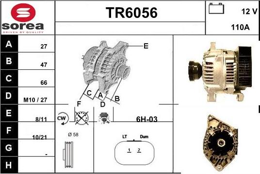 Sera TR6056 - Генератор avtolavka.club