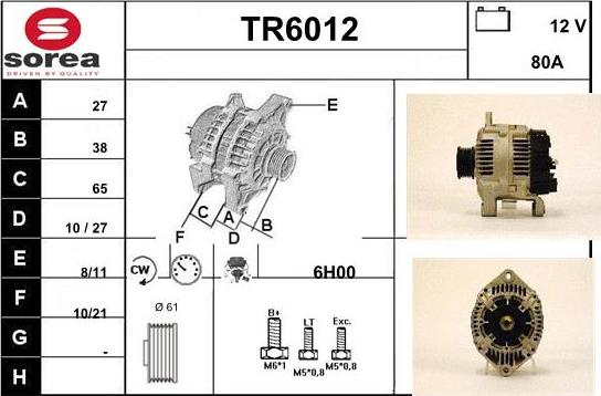 Sera TR6012 - Генератор avtolavka.club