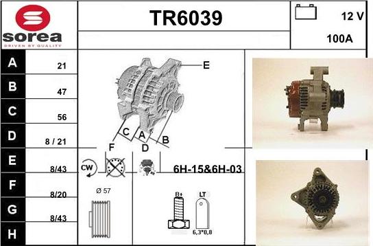 Sera TR6039 - Генератор avtolavka.club