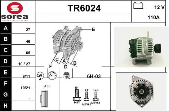 Sera TR6024 - Генератор avtolavka.club