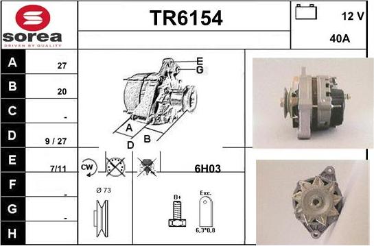 Sera TR6154 - Генератор avtolavka.club