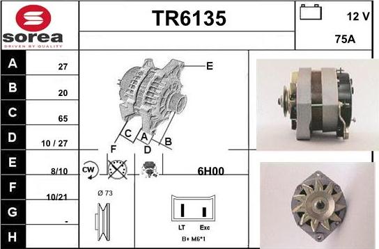 Sera TR6135 - Генератор avtolavka.club